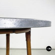 画像をギャラリービューアに読み込む, Coffee tables in bamboo and aluminum, 1960s
