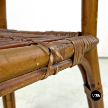 画像をギャラリービューアに読み込む, Coffee tables in bamboo and aluminum, 1960s