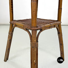 画像をギャラリービューアに読み込む, Coffee tables in bamboo and aluminum, 1960s