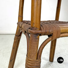 画像をギャラリービューアに読み込む, Coffee tables in bamboo and aluminum, 1960s