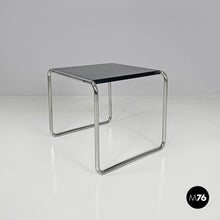 画像をギャラリービューアに読み込む, Black wood coffee tables Laccio by Marcel Breuer for Gavina, 1970s