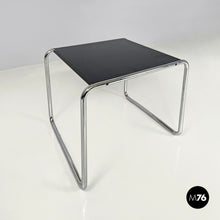 画像をギャラリービューアに読み込む, Black wood coffee tables Laccio by Marcel Breuer for Gavina, 1970s