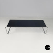 画像をギャラリービューアに読み込む, Black wood coffee tables Laccio by Marcel Breuer for Gavina, 1970s