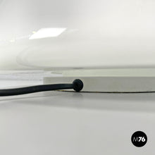 画像をギャラリービューアに読み込む, White and yellow Murano glass table lamp Grande Rio by Giusto Toso for Leucos, 1970s