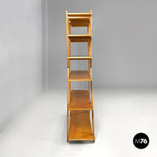 画像をギャラリービューアに読み込む, Wooden bookcase Nuvola Rossa by Vico Magistretti for Cassina, 1980s