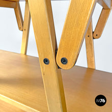 画像をギャラリービューアに読み込む, Wooden bookcase Nuvola Rossa by Vico Magistretti for Cassina, 1980s