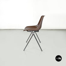Charger l'image dans la galerie, Stackable chairs by Proinco in brown plastic, 1970s