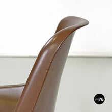 Charger l'image dans la galerie, Stackable chairs by Proinco in brown plastic, 1970s