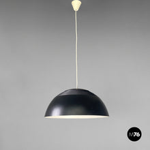 Charger l'image dans la galerie, Black and white metal ceiling lamp by Arne Jacobsen for Louis Poulsen, 1960s