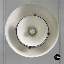 Charger l'image dans la galerie, Black and white metal ceiling lamp by Arne Jacobsen for Louis Poulsen, 1960s