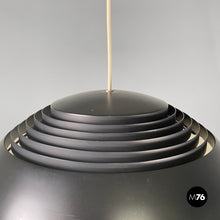 Charger l'image dans la galerie, Black and white metal ceiling lamp by Arne Jacobsen for Louis Poulsen, 1960s