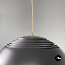 Charger l'image dans la galerie, Black and white metal ceiling lamp by Arne Jacobsen for Louis Poulsen, 1960s