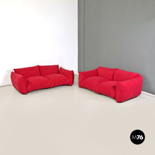 Load image into Gallery viewer, Sofas and armchair Marenco by Mario Marenco for Arflex, 1970s