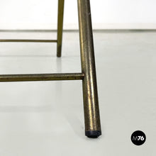 Load image into Gallery viewer, Brass and crystal service table, 1960s