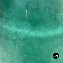 画像をギャラリービューアに読み込む, Green ceramic columns or pedestals, 1930s