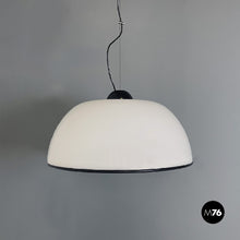 Load image into Gallery viewer, White and black plexiglass chandelier by Harvey Guzzini, 1970s