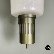 Charger l'image dans la galerie, Murano glass and brass Reggiani appliques, 1960s