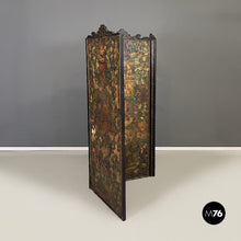 Load image into Gallery viewer, Wooden screen with collage, 1800s