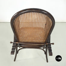 Load image into Gallery viewer, Thonet armchair with reclining backrest, early 1900s