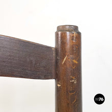 Load image into Gallery viewer, Wood and straw chairs by Georges Robert, 1950s