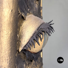 Load image into Gallery viewer, Wall mirror with square foam rubber frame, 1980s