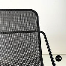 画像をギャラリービューアに読み込む, Black metal chair, 1980s