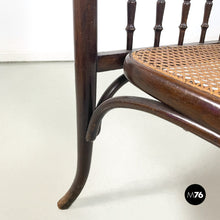 Load image into Gallery viewer, Thonet armchair with reclining backrest, early 1900s