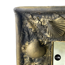 Load image into Gallery viewer, Wall mirror with square foam rubber frame, 1980s