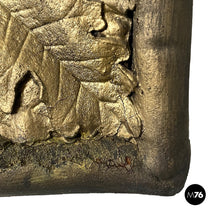 Load image into Gallery viewer, Wall mirror with square foam rubber frame, 1980s