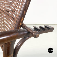 Load image into Gallery viewer, Thonet armchair with reclining backrest, early 1900s