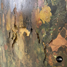 Load image into Gallery viewer, Wooden screen with collage, 1800s