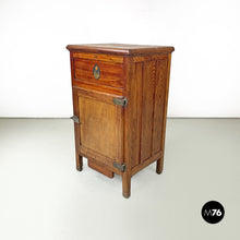 画像をギャラリービューアに読み込む, Wooden icebox Stella Polare by G. Saracco Asti, early 1900s