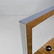 画像をギャラリービューアに読み込む, Rattan and metal armchair by Lyda Levi, 1970s