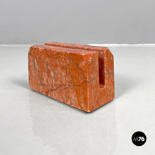 画像をギャラリービューアに読み込む, Red marble desk letter holder, 20th century