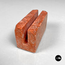 画像をギャラリービューアに読み込む, Red marble desk letter holder, 20th century