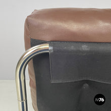 Charger l'image dans la galerie, Brown faux leather armchairs Pixi by Gillis Lundgren for Ikea, 1970s