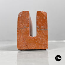 画像をギャラリービューアに読み込む, Red marble desk letter holder, 20th century
