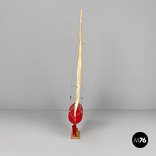画像をギャラリービューアに読み込む, Red sailing boat model by Star Yacht Birkenhead, 1960s
