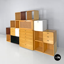 画像をギャラリービューアに読み込む, Modular wooden bookcase Samara by Derk Jan de Vries for Maisa, 1970s