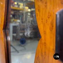 画像をギャラリービューアに読み込む, Wooden bar cabinet with mirrored doors, 1930s