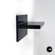 Charger l'image dans la galerie, Black shiny plastic shelf by Marcello Siard for Kartell, 1970s