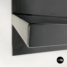 Charger l'image dans la galerie, Black shiny plastic shelf by Marcello Siard for Kartell, 1970s