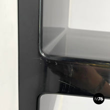 Charger l'image dans la galerie, Black shiny plastic shelf by Marcello Siard for Kartell, 1970s