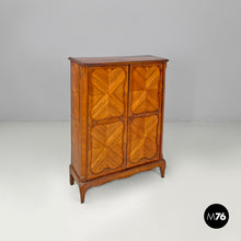 Load image into Gallery viewer, Wooden cabinet with decorated doors, late 1800s