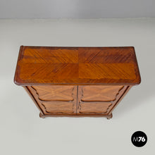 Load image into Gallery viewer, Wooden cabinet with decorated doors, late 1800s