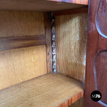 Load image into Gallery viewer, Wooden cabinet with decorated doors, late 1800s