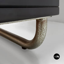 将图片加载到图库查看器,Wooden black lacquered wardrobe, 1970s