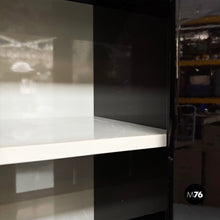 将图片加载到图库查看器,Wooden black lacquered wardrobe, 1970s