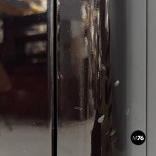 将图片加载到图库查看器,Wooden black lacquered wardrobe, 1970s