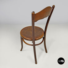 Load image into Gallery viewer, Mundus wooden chairs with decoration, early 1900s